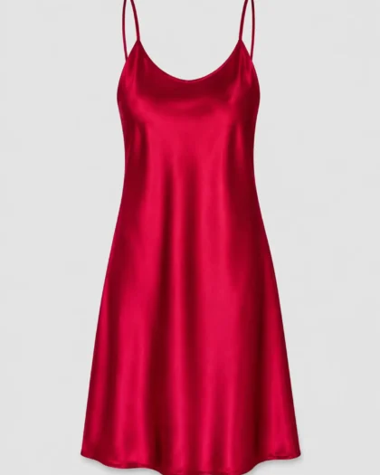 Robe Courte en Satin
