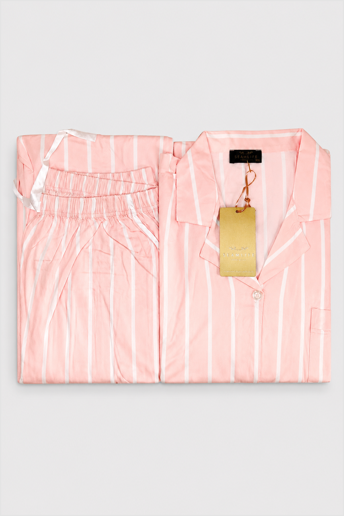 Pyjama Rayé Rose et Blanc – Seamlife