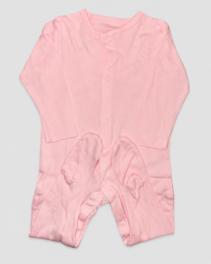 Seconde main – Grenouillère rose pâle unie