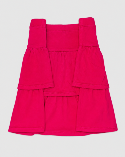 Seconde main – Jupe fuchsia à volants