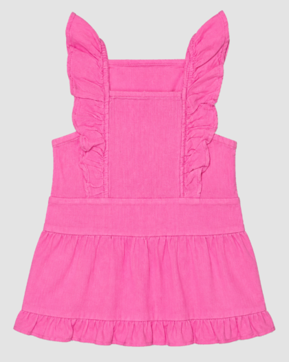 Seconde main – Robe rose fuchsia à volants