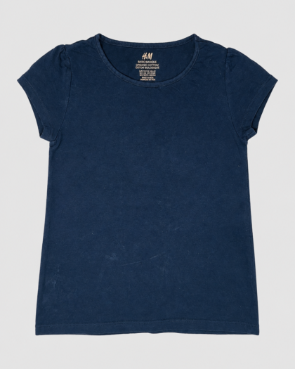 Seconde main – T-shirt bleu marine basique