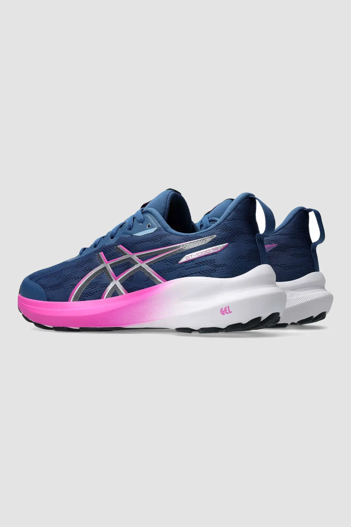 Baskets ASICS GT-1000 14 bleu et rose – Image 2