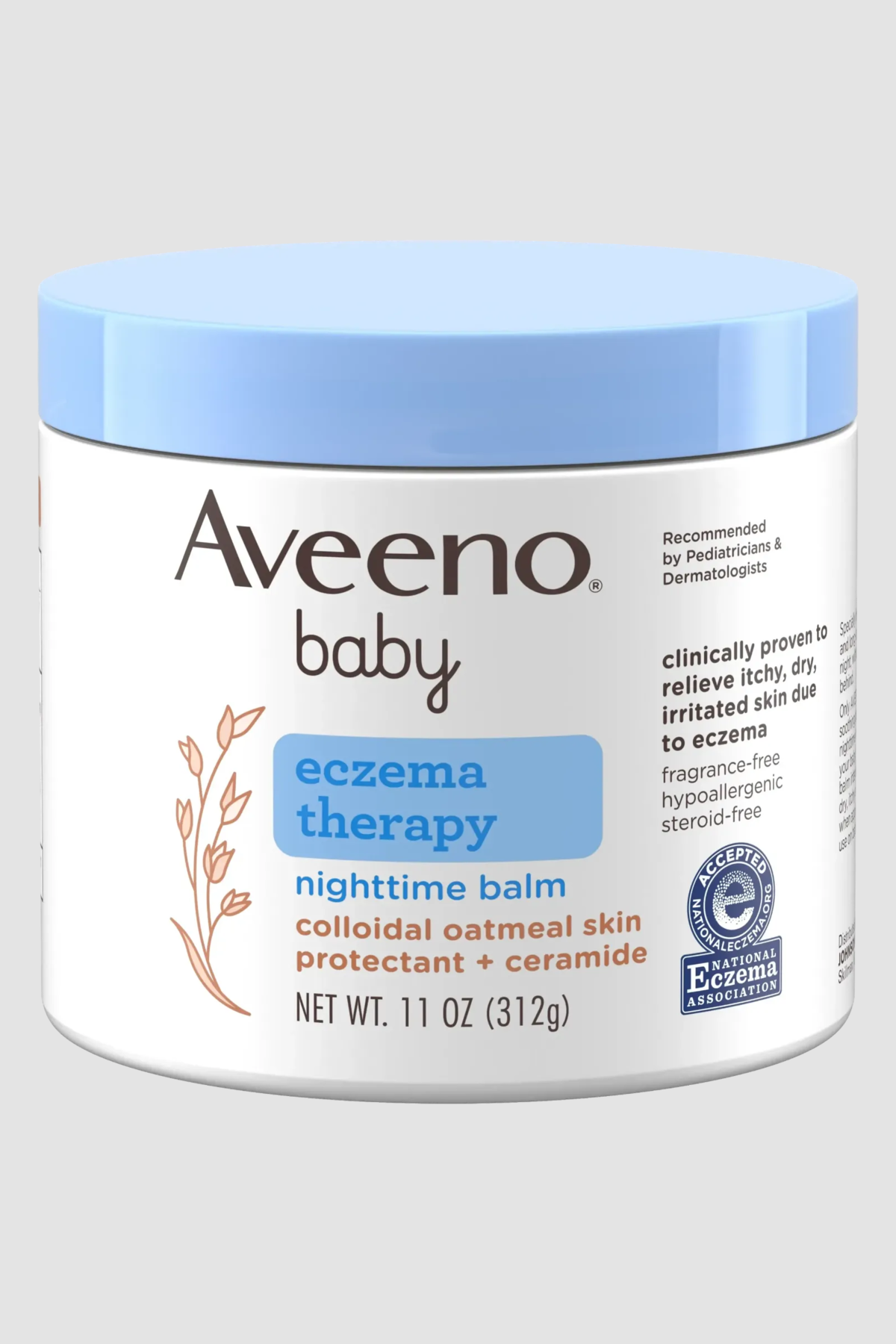 Aveeno Baby Eczema Therapy – Baume de nuit, 312 g