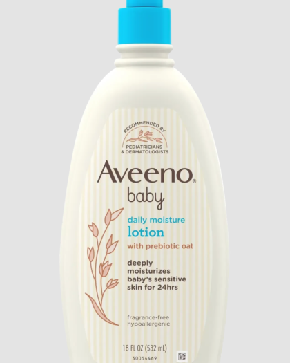 Aveeno Baby – Lotion hydratante quotidienne à l’avoine prébiotique, 532 ml