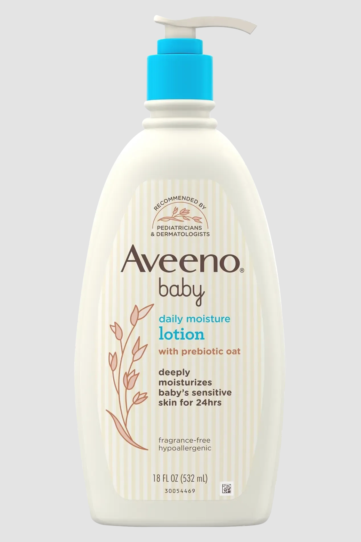 Aveeno Baby – Lotion hydratante quotidienne à l’avoine prébiotique, 532 ml