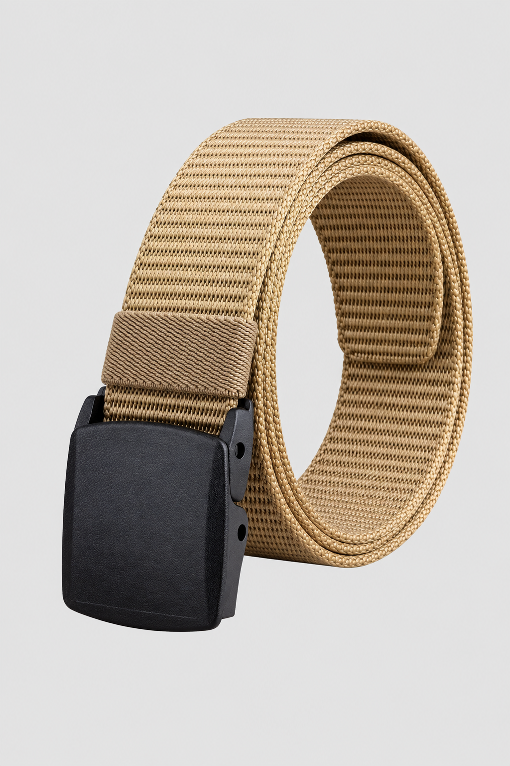 Ceinture tactique en nylon beige
