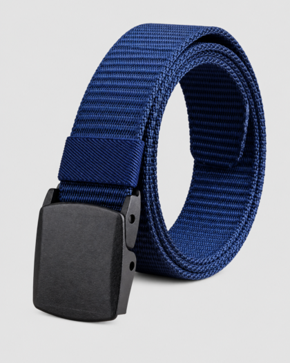 Ceinture tactique en nylon bleu marine