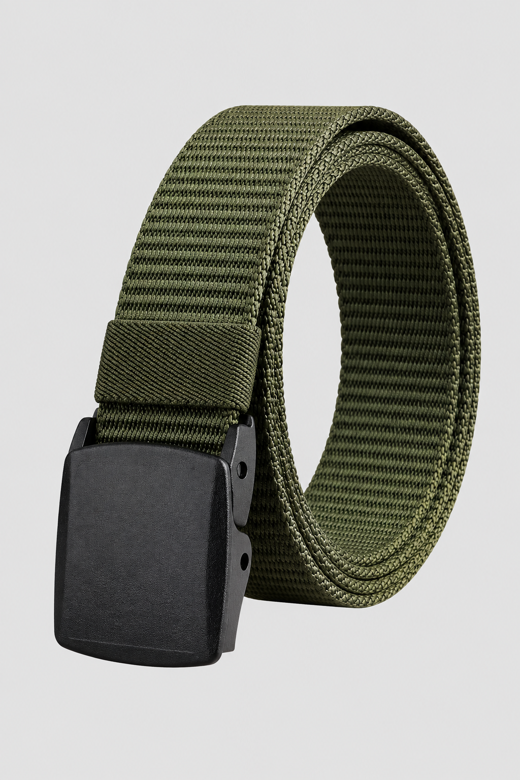 Ceinture tactique en nylon vert militaire