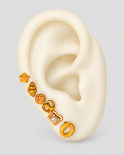 Lot de 12 pins orange