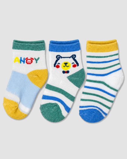 Assortiment de chaussettes bébé à motifs colorés - 0 à 2 ans