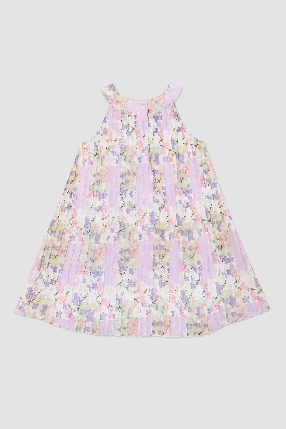 Robe fille sans manches à fleurs pastel - Blueberi - 3/6 mois – Image 2