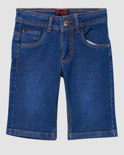 Bermuda garçon en jean bleu – RG512 (4 à 14 ans) — vue principale