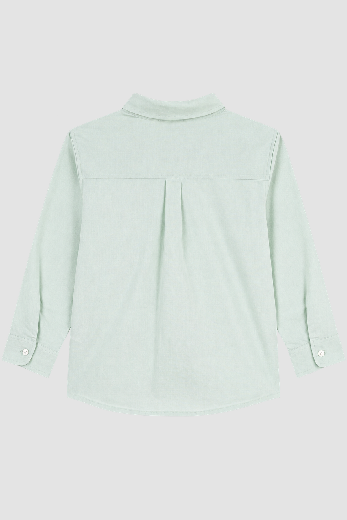 chemise Petit Bateau vert menthe vue de dos