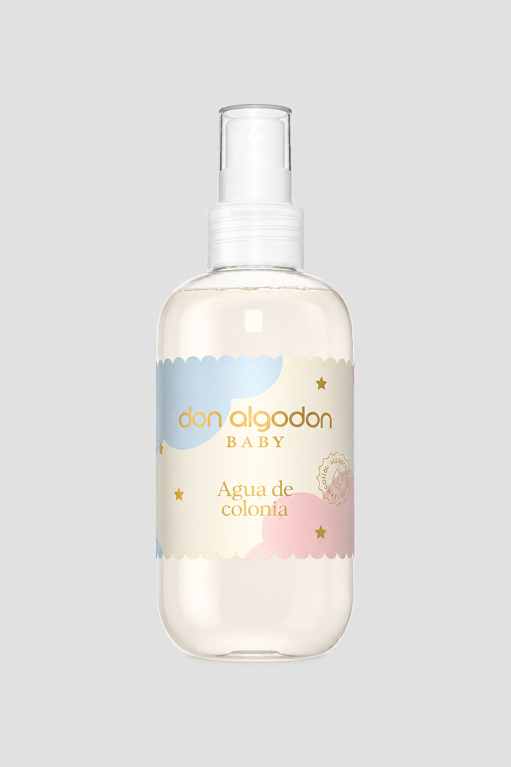 Don Algodon Baby sur fond gris