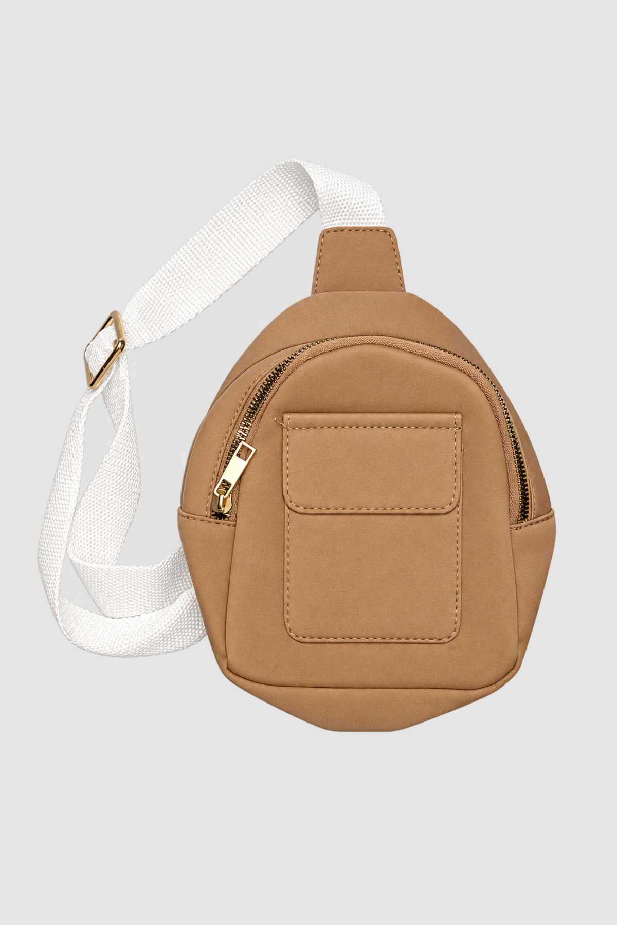 Ensemble fille camel 3 pièces, haut rayé, short et sac – Max Studio (7–8 ans) – détail du modèle