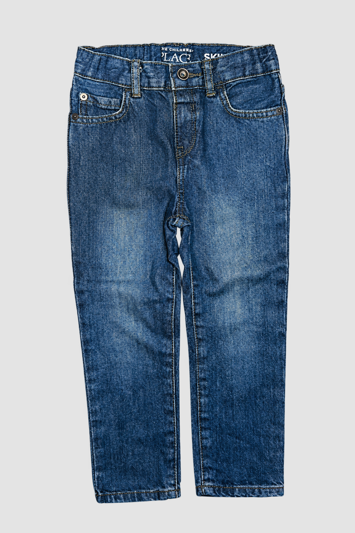 Jean garçon bleu délavé coupe skinny – The Children’s Place (4 ans) – Vue principale