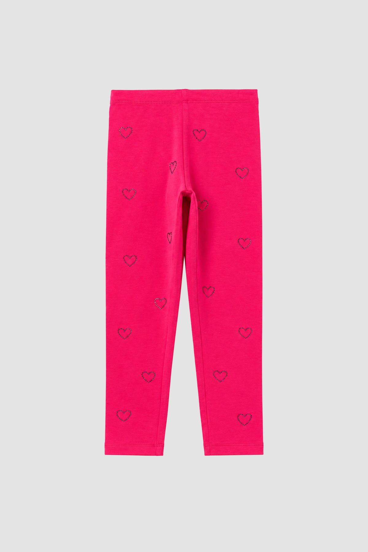 Legging fille rose à cœurs en strass – OVS (3–4 ans, 9–10 ans) – vue principale