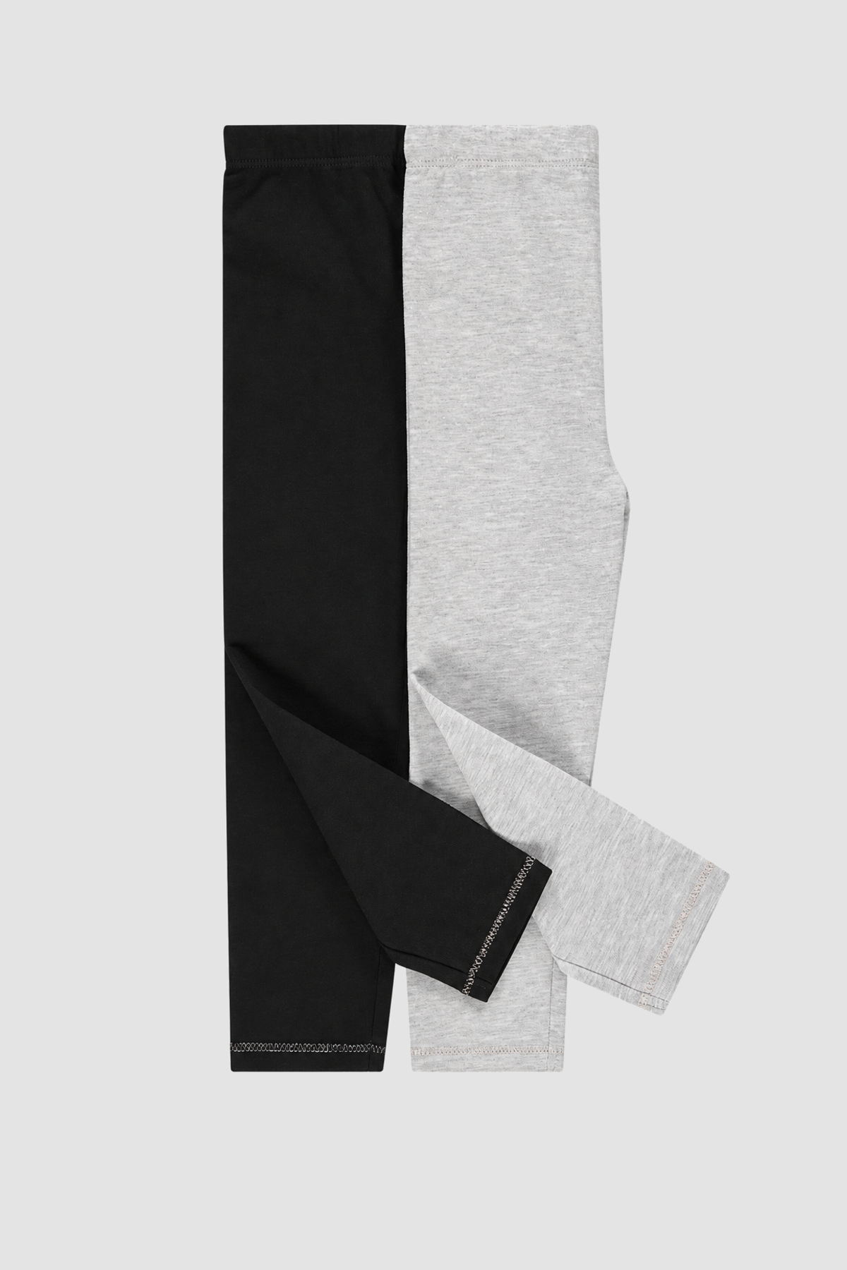 Lot de 2 leggings noir et gris bébé – Orchestra (3 mois) – vue complémentaire