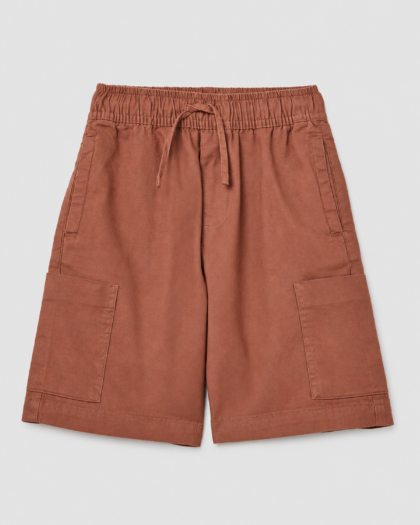 Short cargo garçon terracotta à cordon – OVS