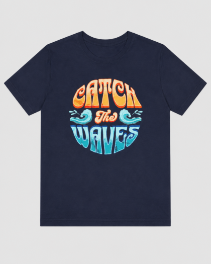 T-shirt garçon bleu marine Catch the Waves – OVS