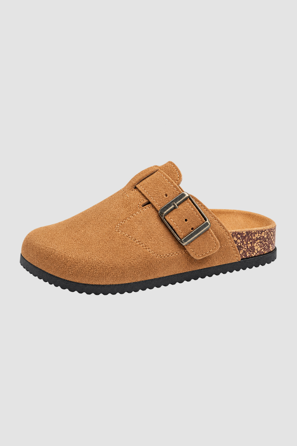 Sabots pour enfant camel à bride et boucle