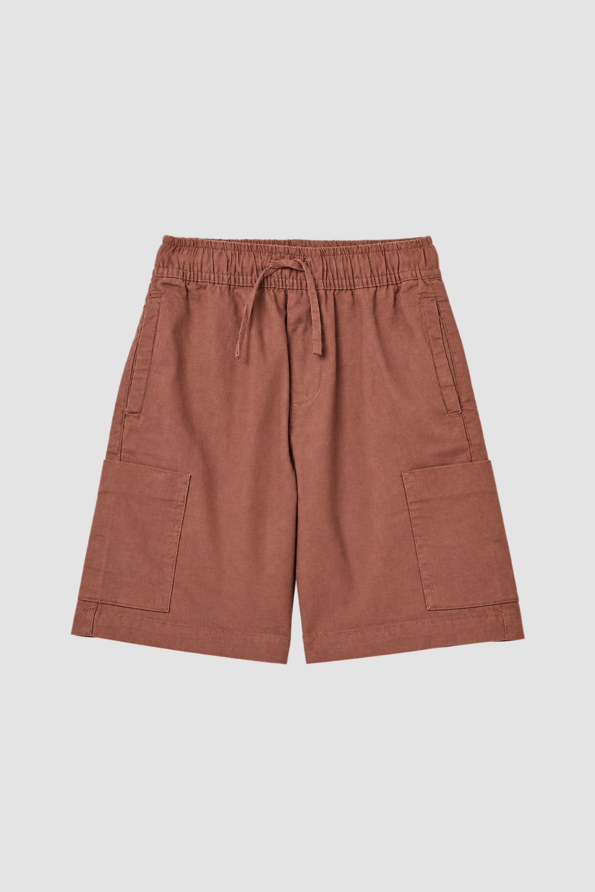 Short cargo garçon OVS marron avec taille élastiquée
