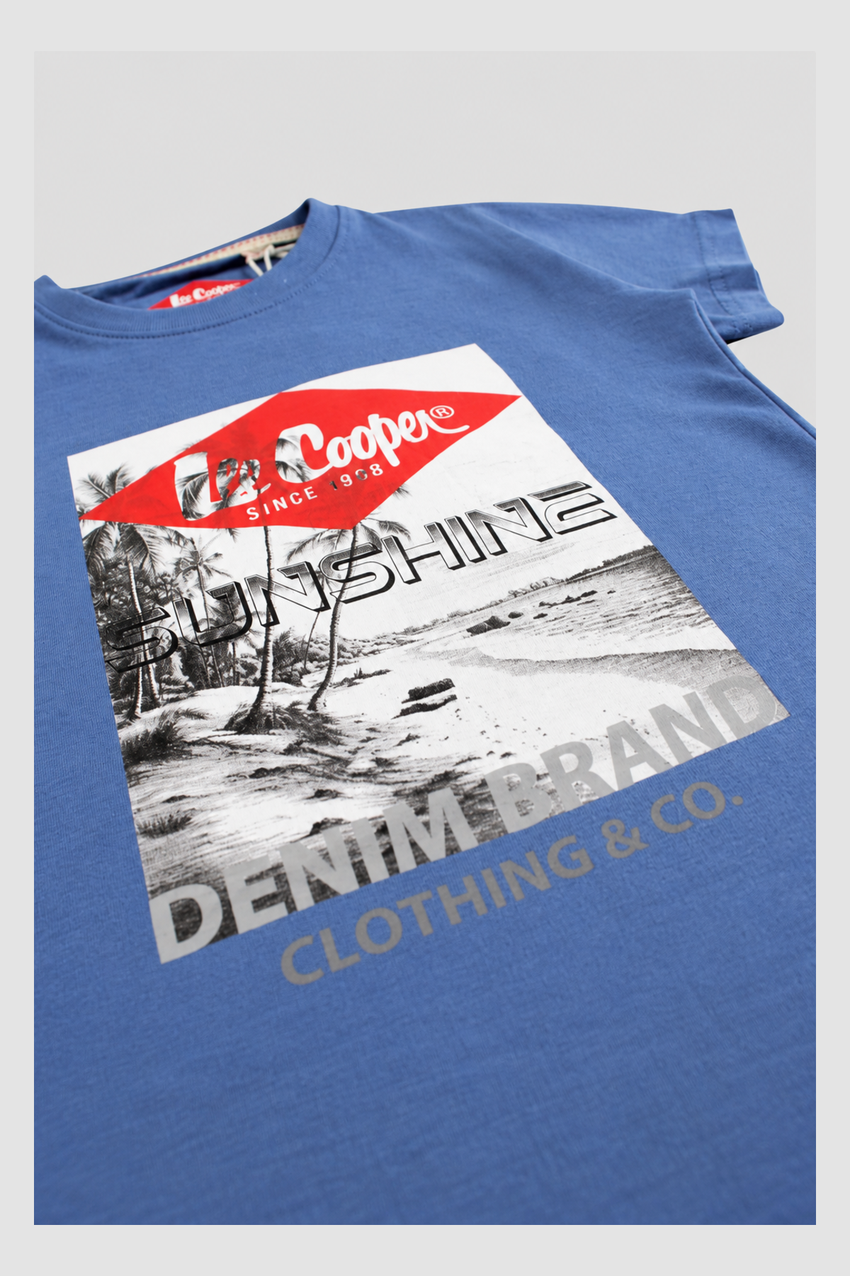T-shirt garçon bleu imprimé Sunshine – Lee Cooper (4 à 14 ans) — autre vue